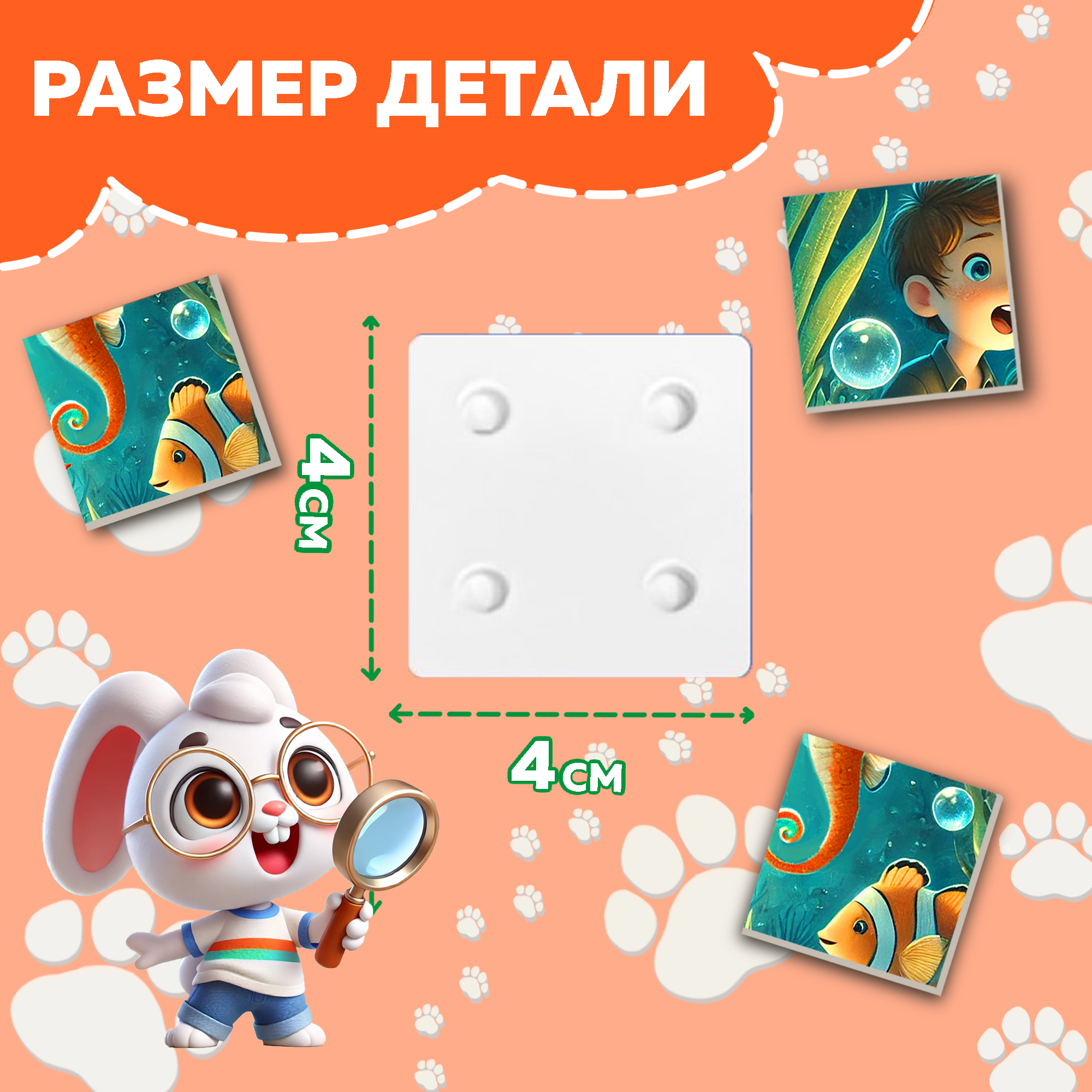 Пазл Picstick Пикстик Волшебный аквариум