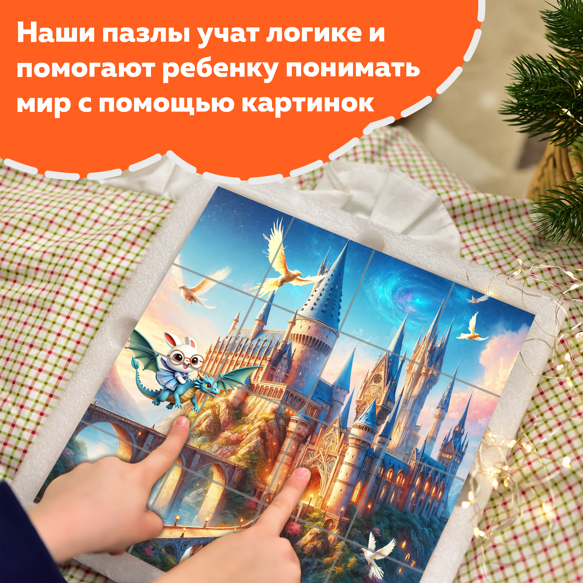 Пазл Picstick Пикстик Волшебный замок