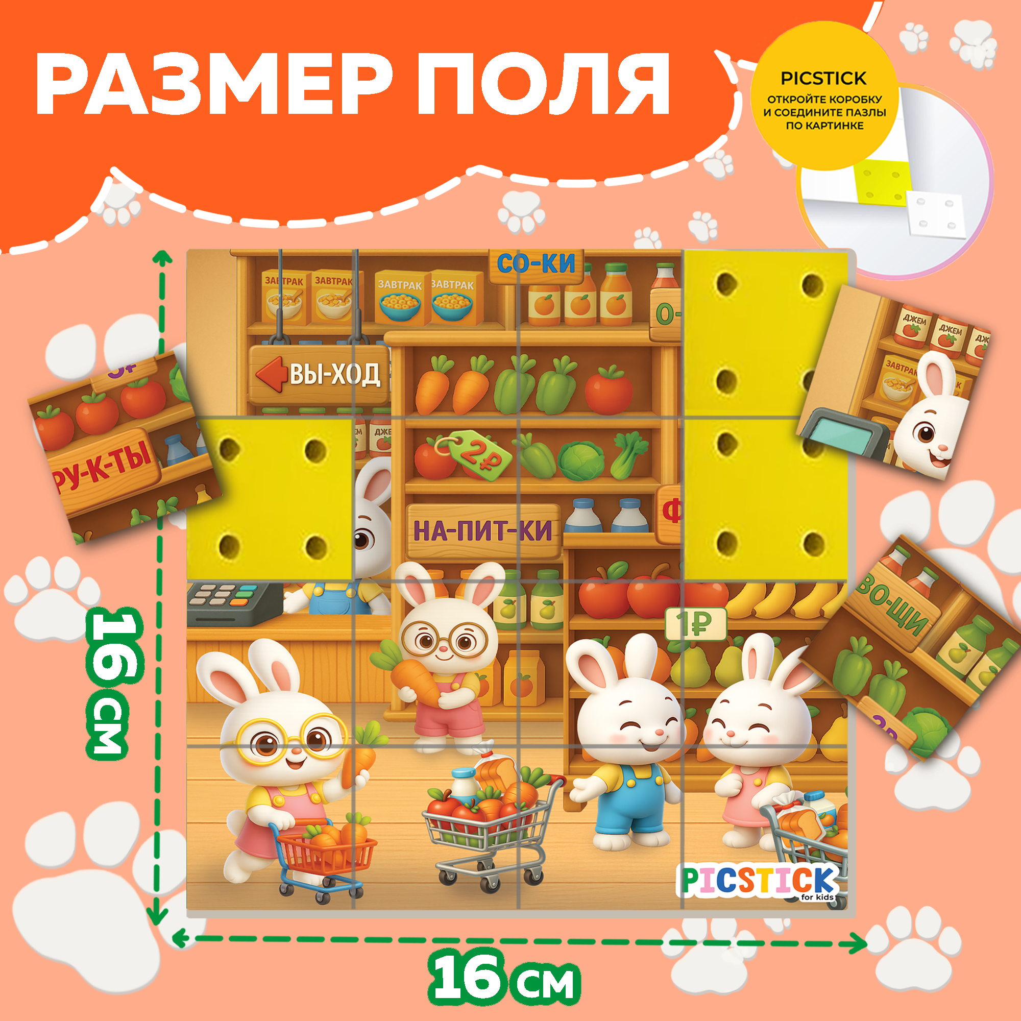 Пазл для детей Магазин