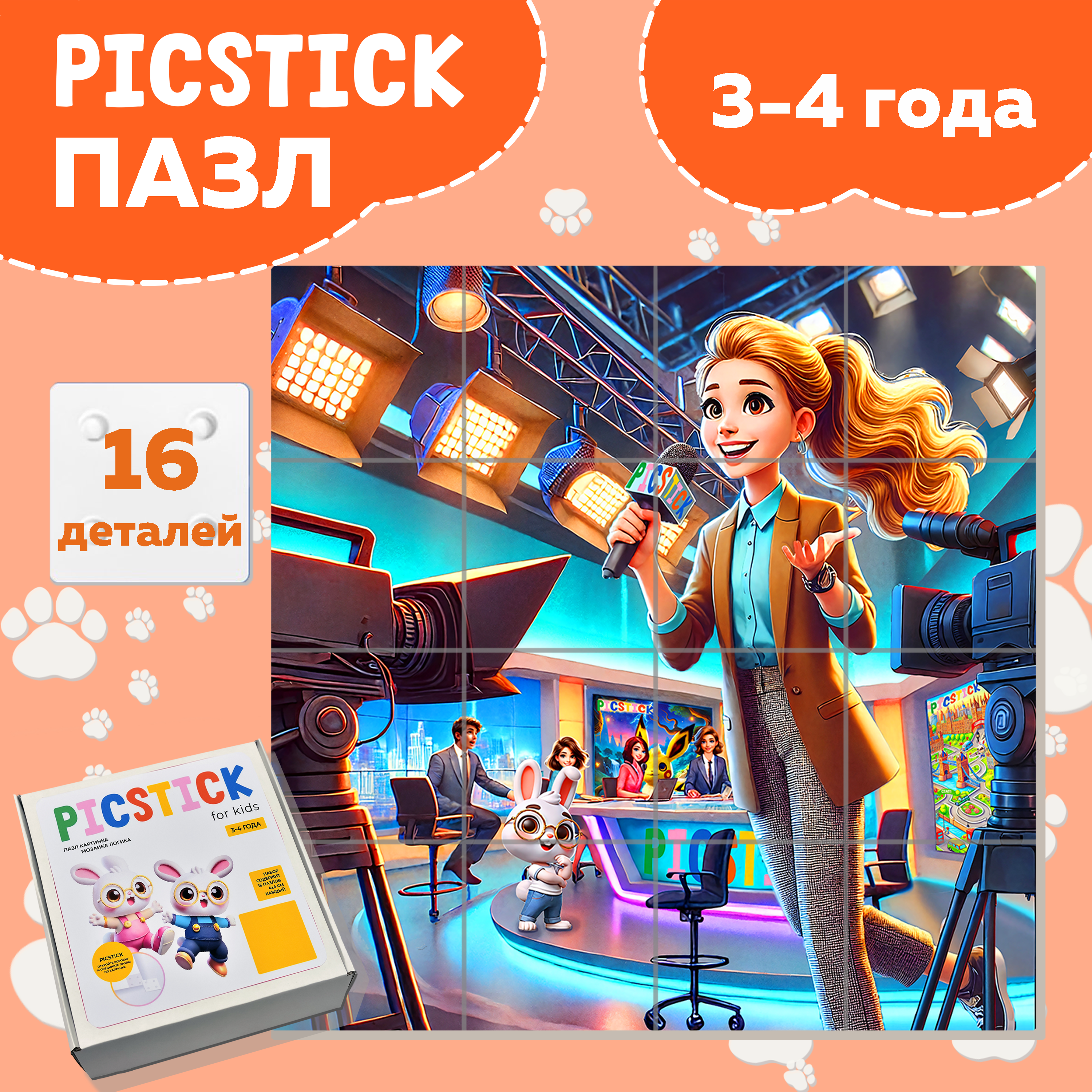 Пазл Picstick Пикстик Журналист