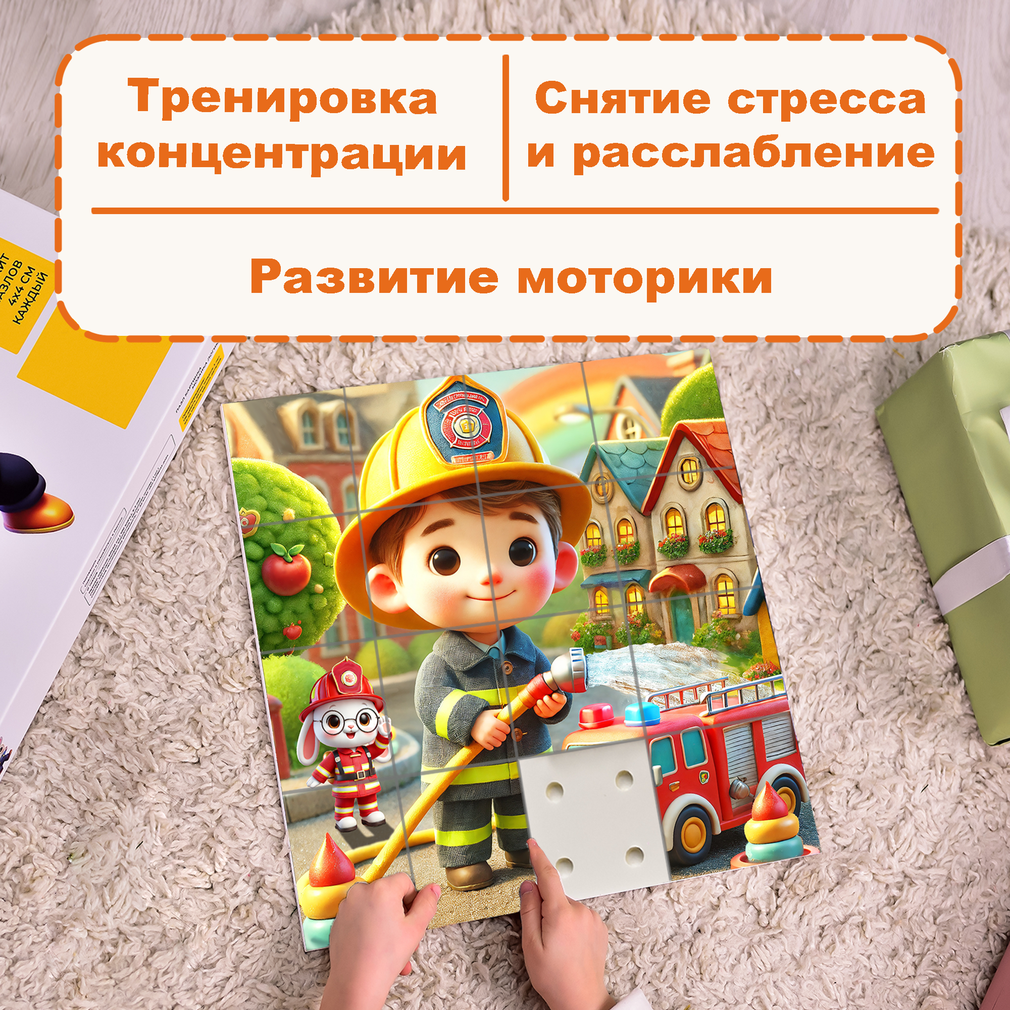 Пазл Picstick Пикстик Пожарный