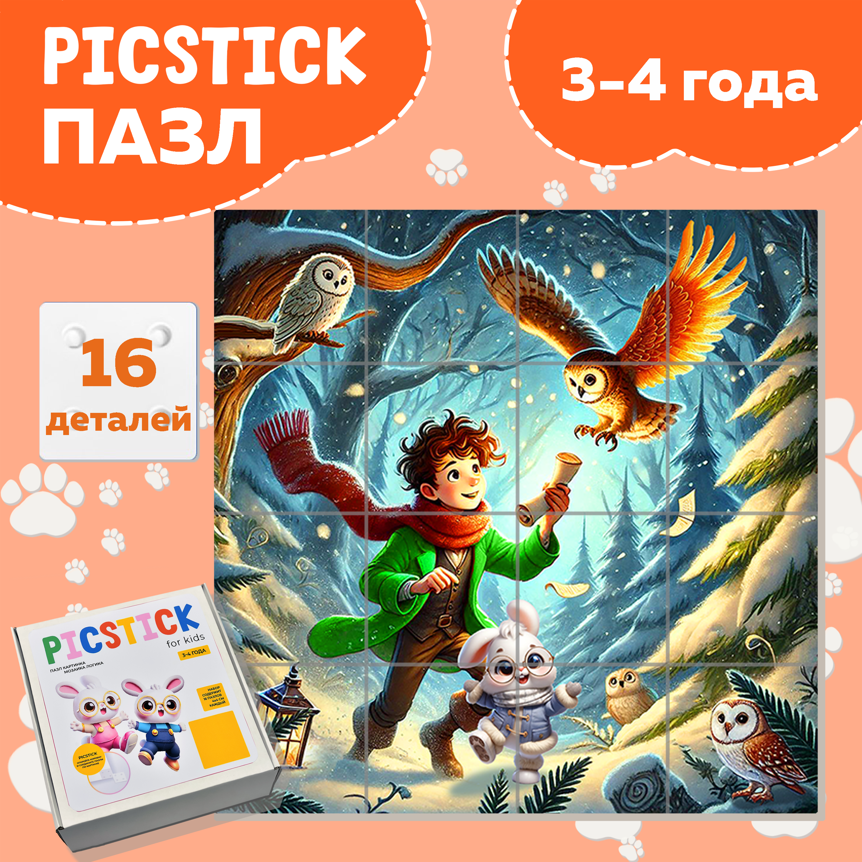 Пазл Picstick Пикстик Сказочное письмо