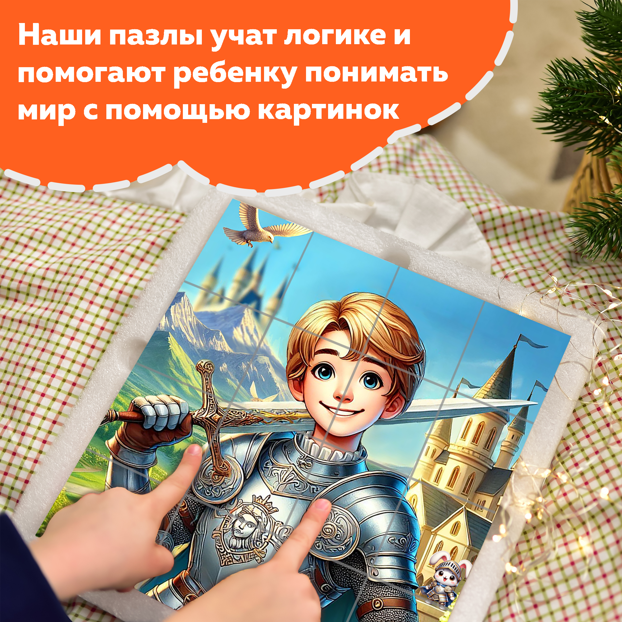 Пазл Picstick Пикстик Рыцарь в доспехах