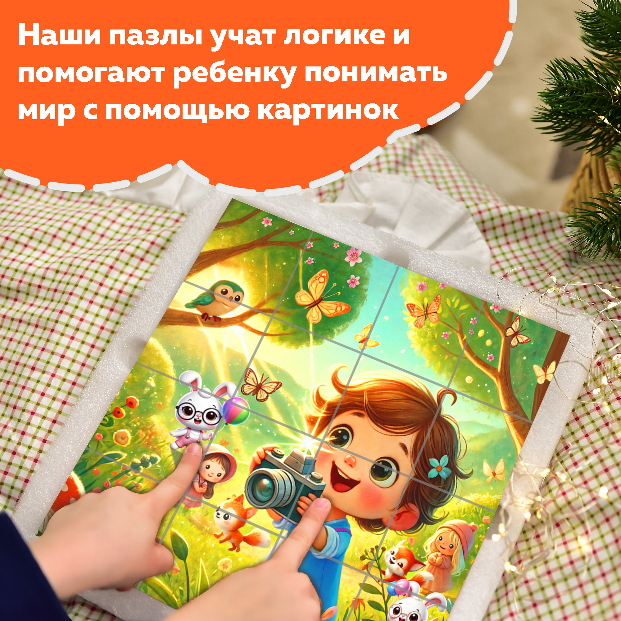 Пазл Picstick Пикстик Юный фотограф