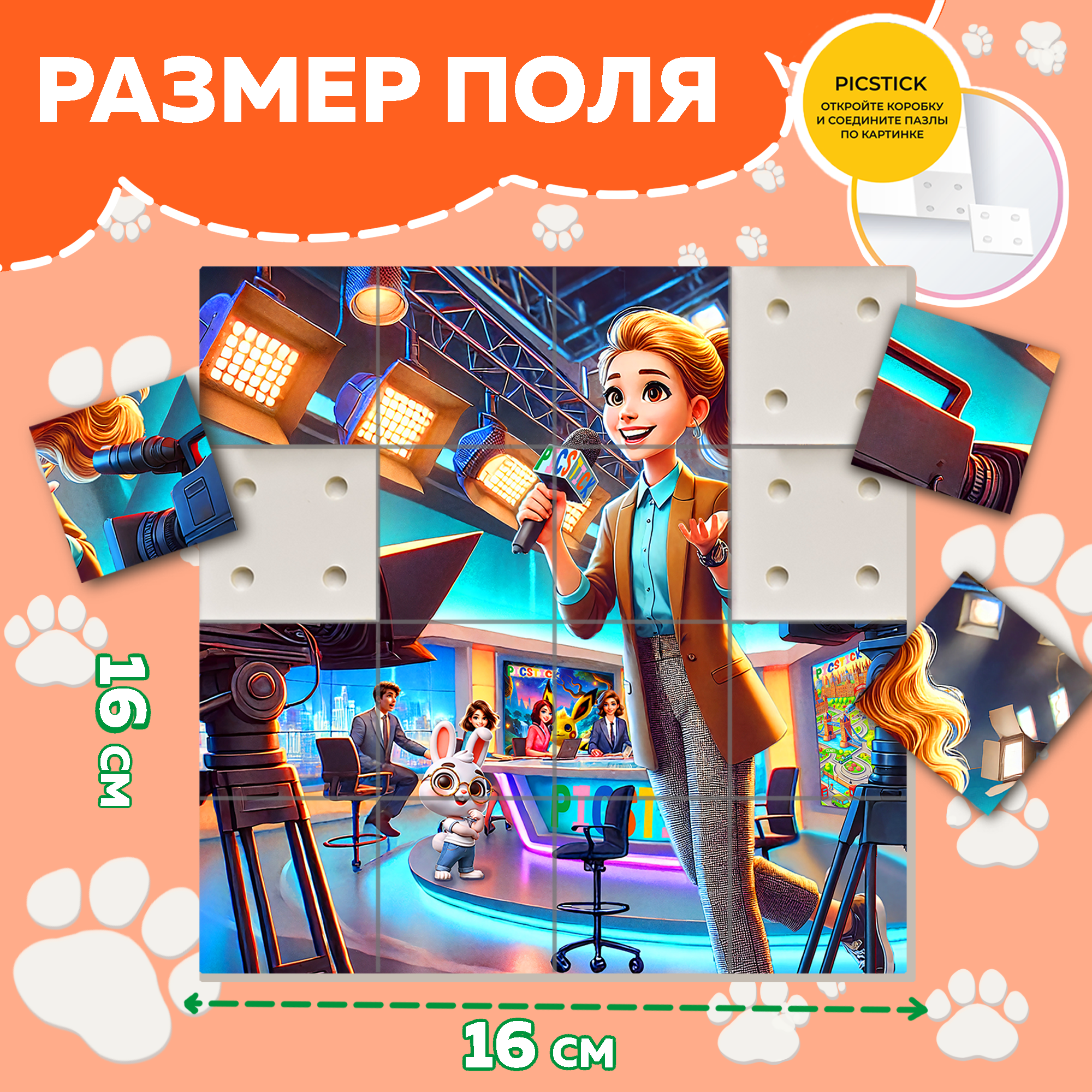 Пазл Picstick Пикстик Журналист