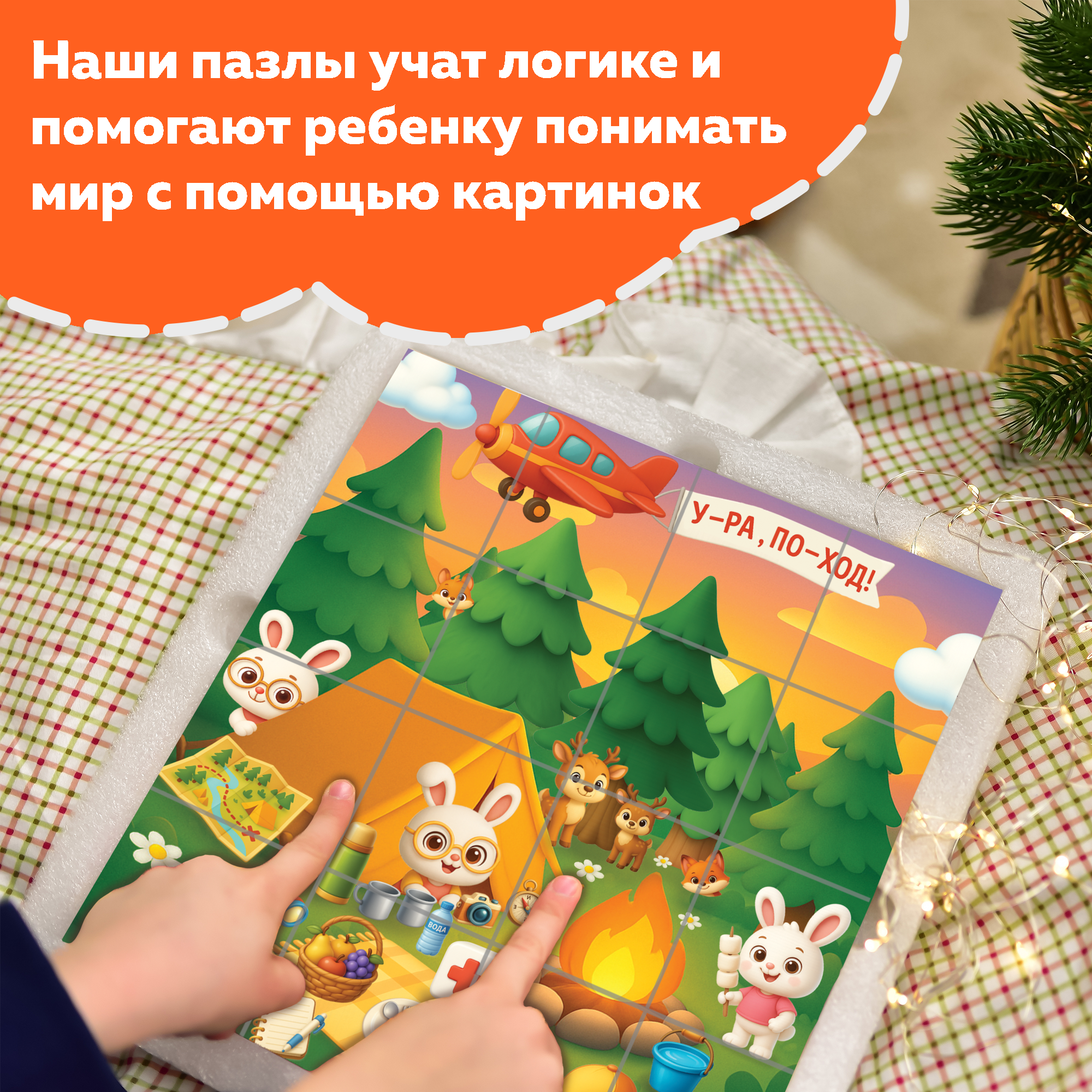 Пазл для детей Поход