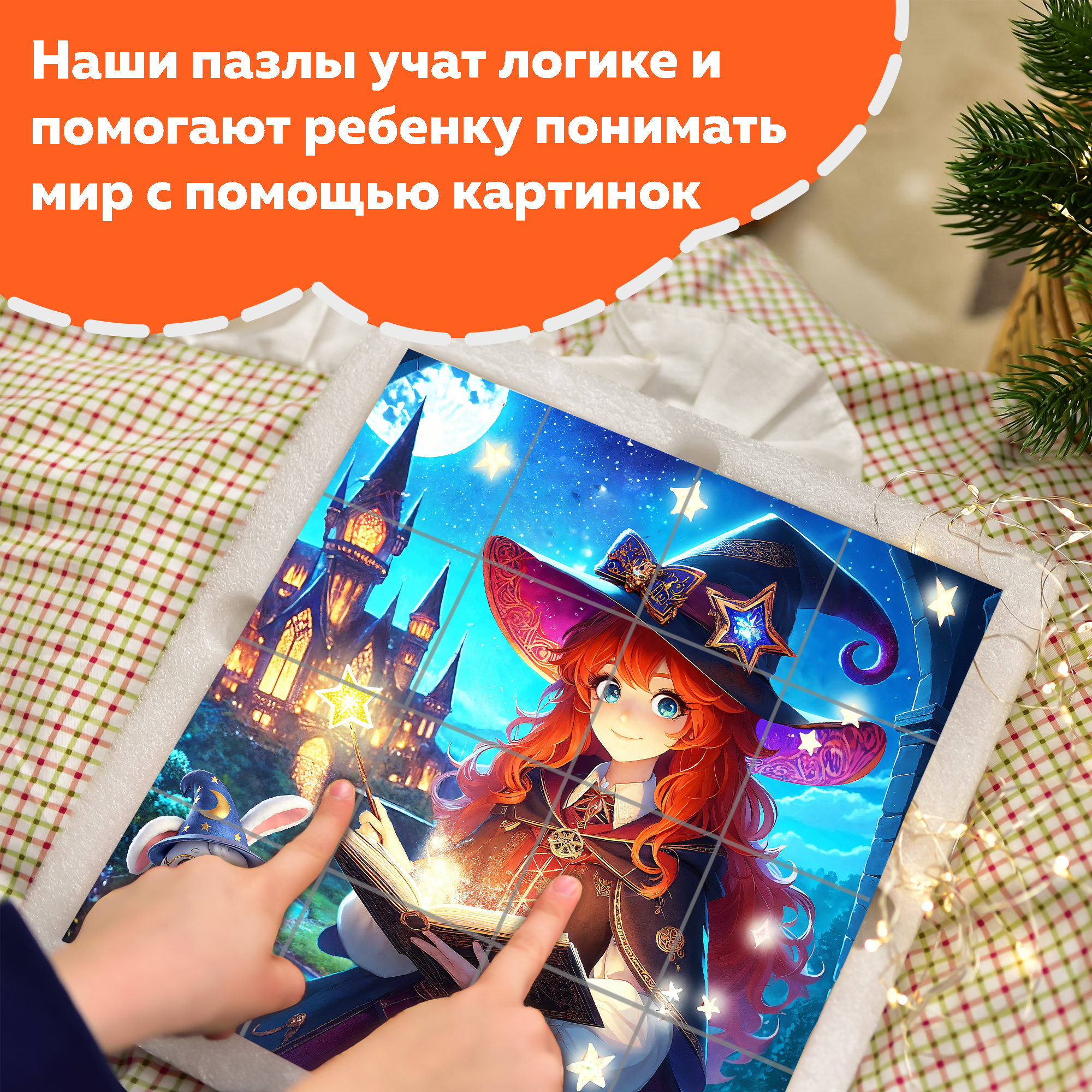 00209 Пазл Picstick Пикстик Маленькая колдунья