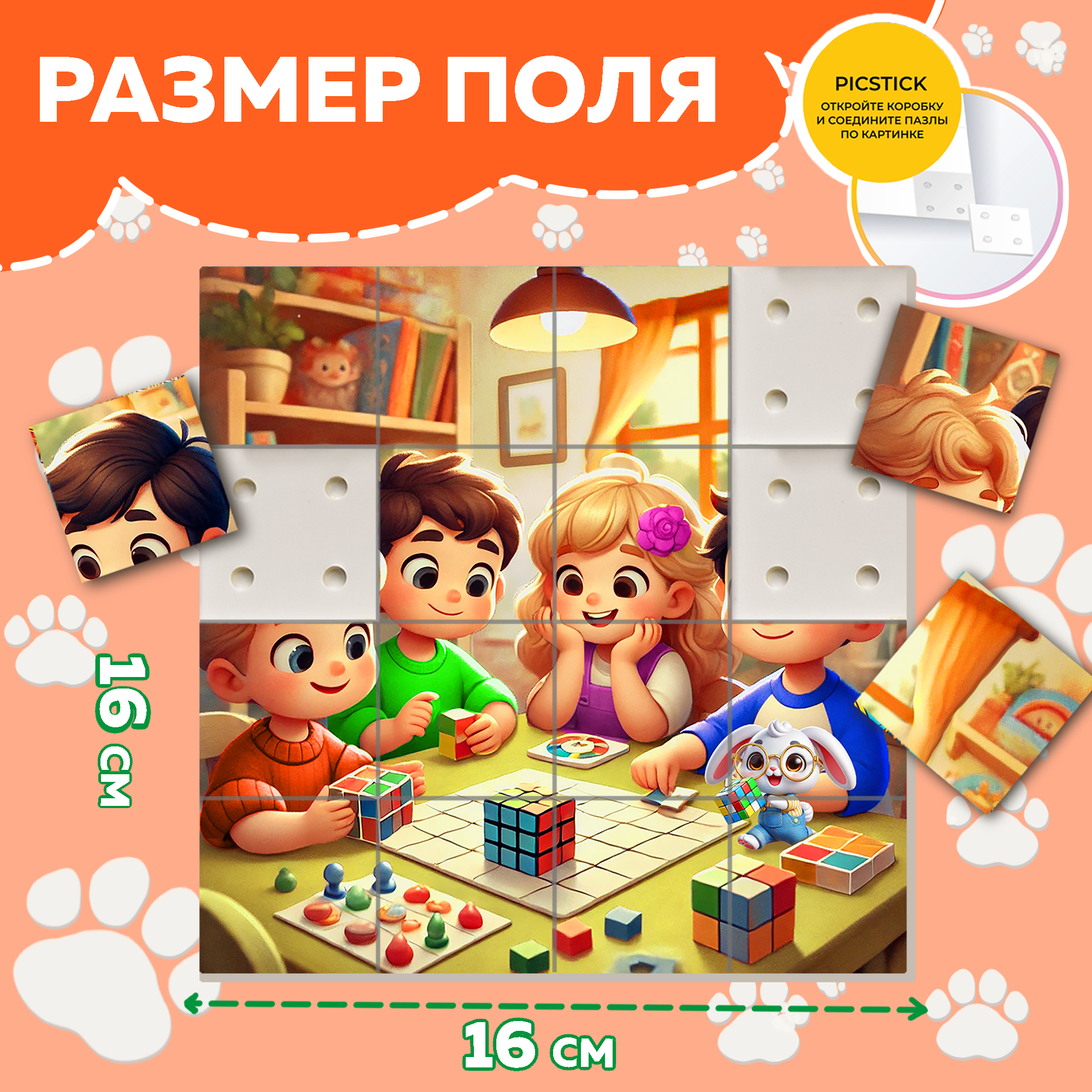 Пазл Picstick Пикстик Настольные игры