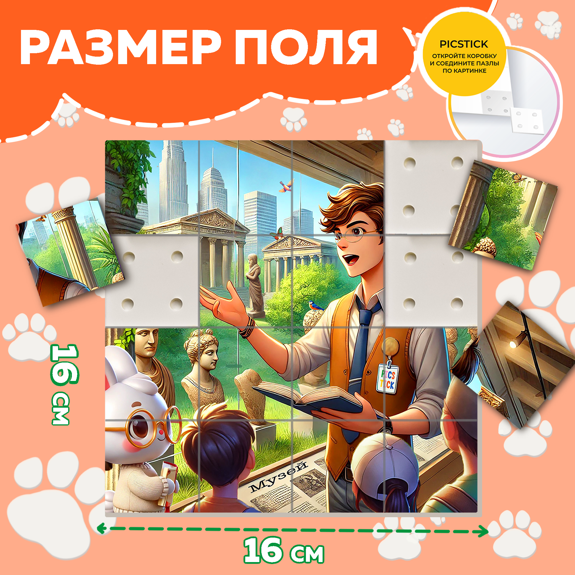 Пазл Picstick Пикстик Экскурсовод
