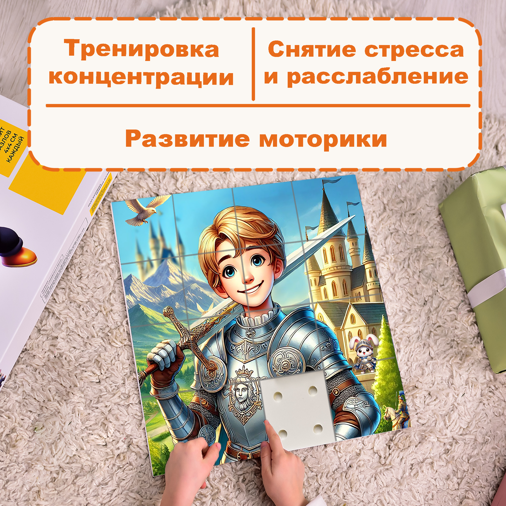 Пазл Picstick Пикстик Рыцарь в доспехах