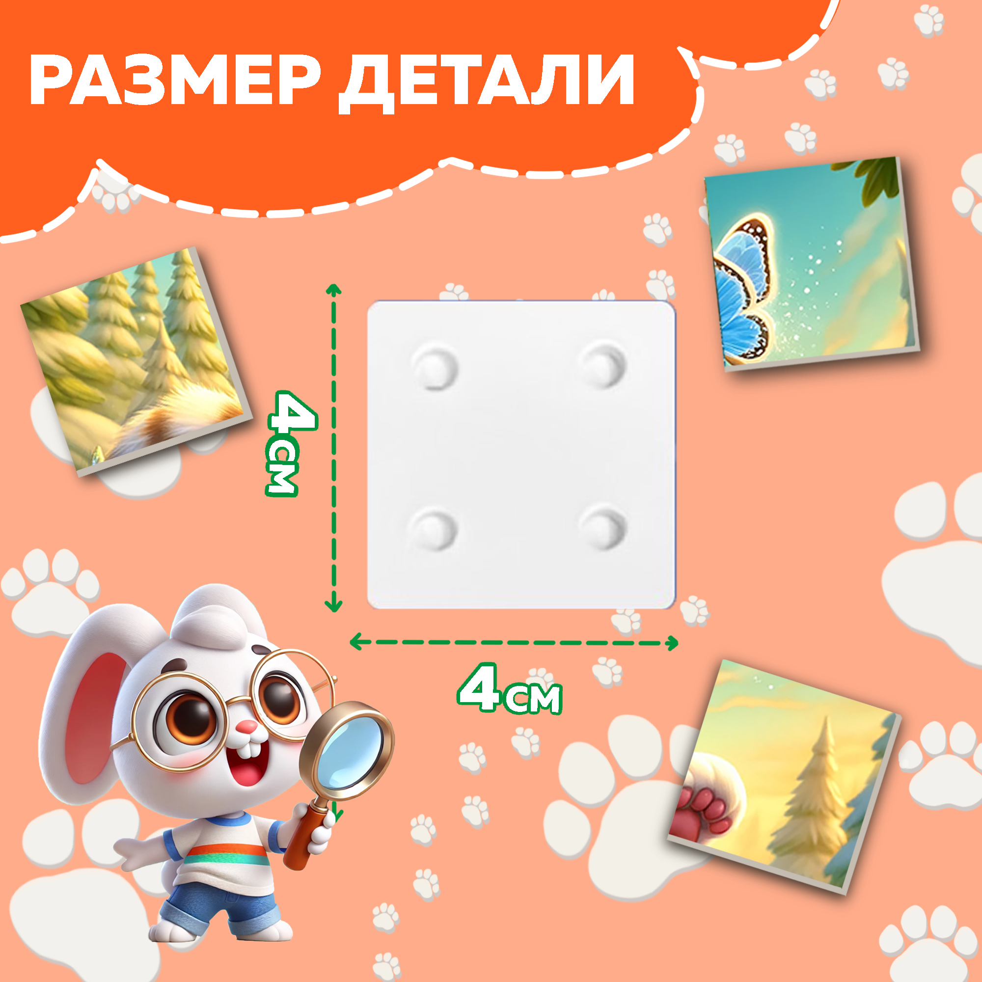 Пазл Picstick Пикстик Маленький тигр