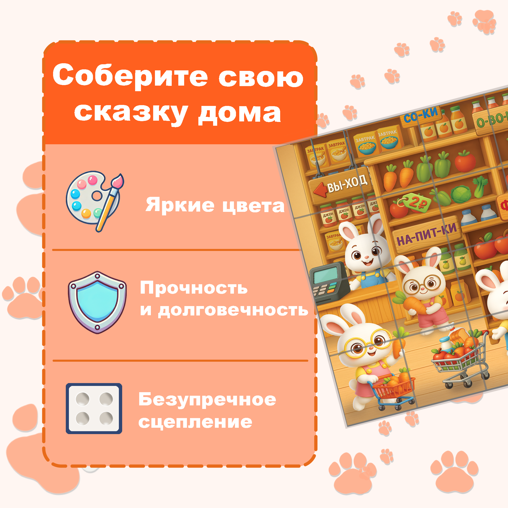 Пазл для детей Магазин