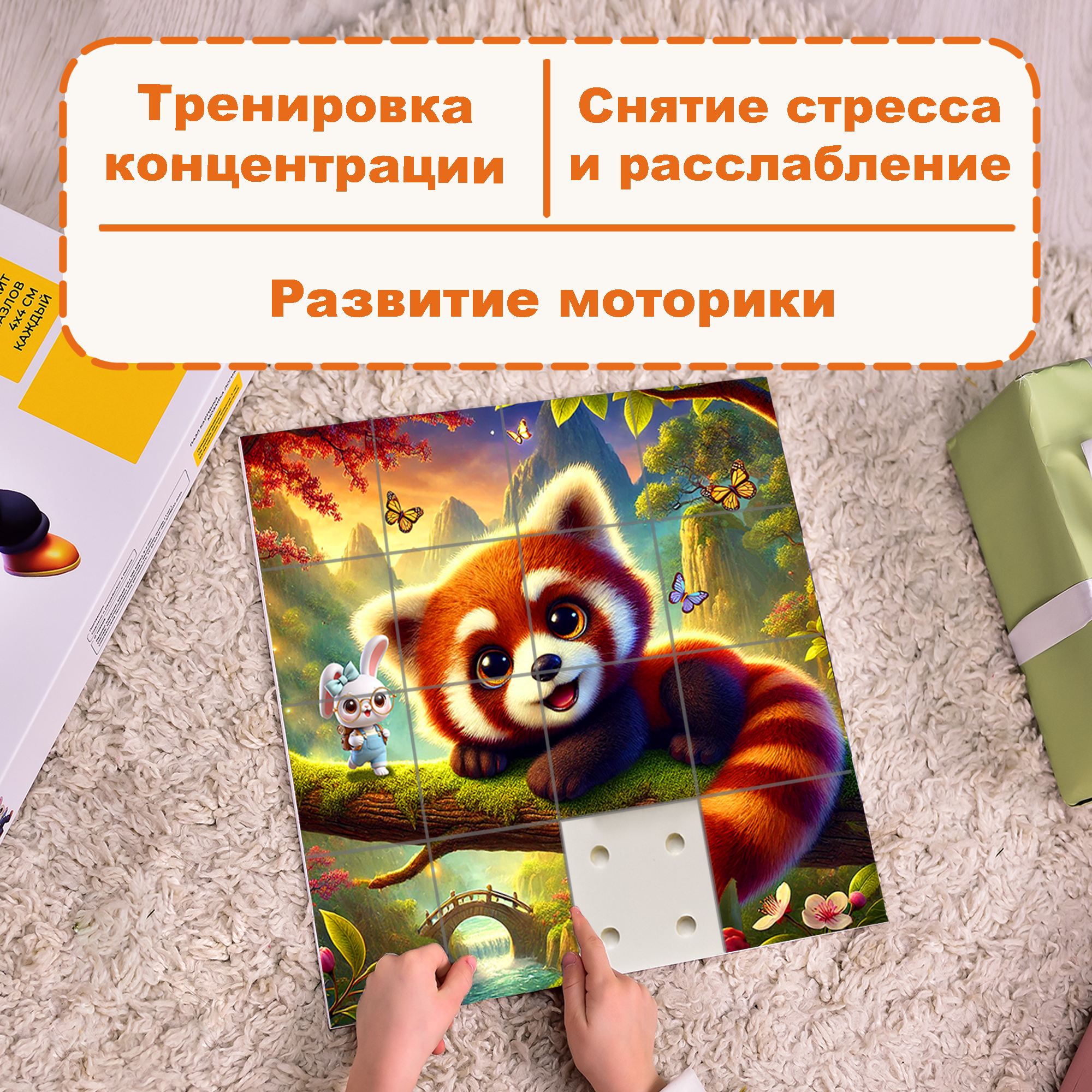Пазл Picstick Пикстик Маленькая красная панда