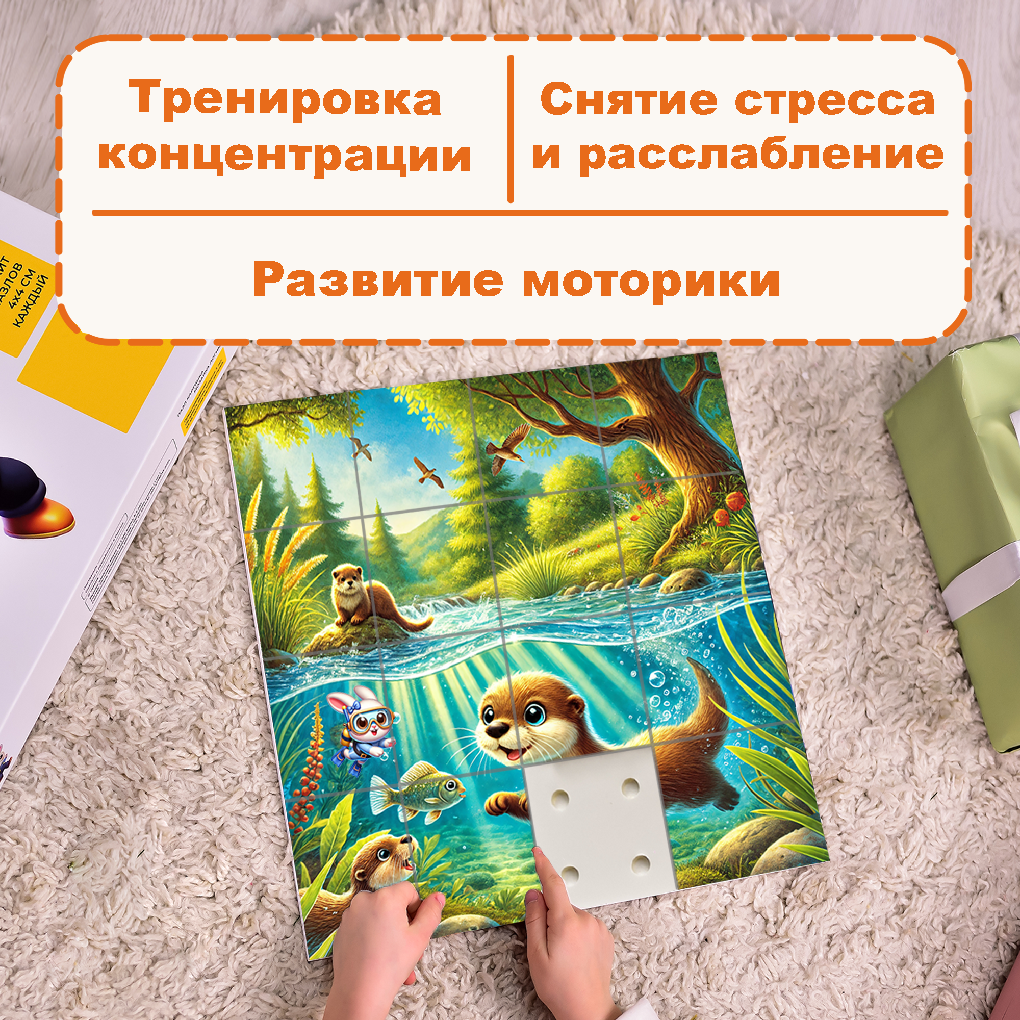 Пазл Picstick Пикстик Маленькая выдра