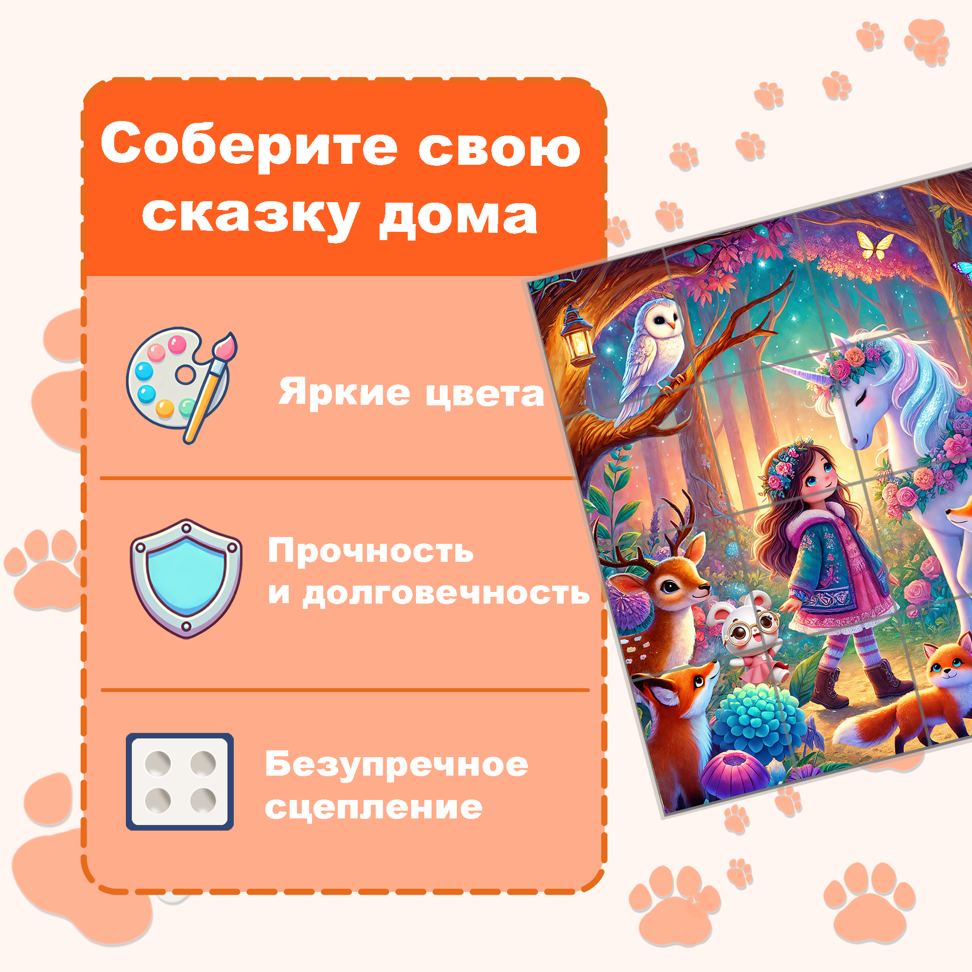 Пазл Picstick Пикстик Необычная встреча