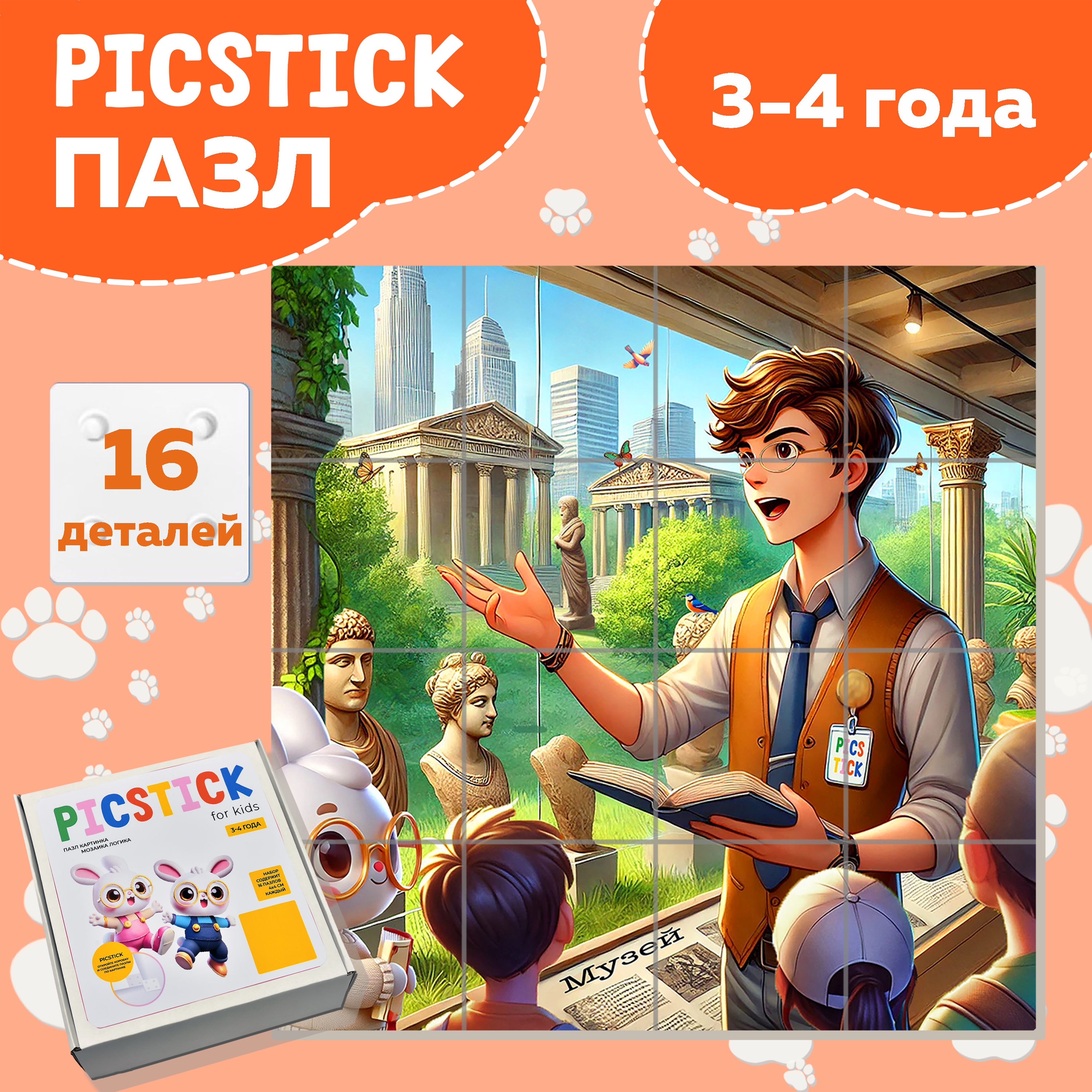 Пазл Picstick Пикстик Экскурсовод