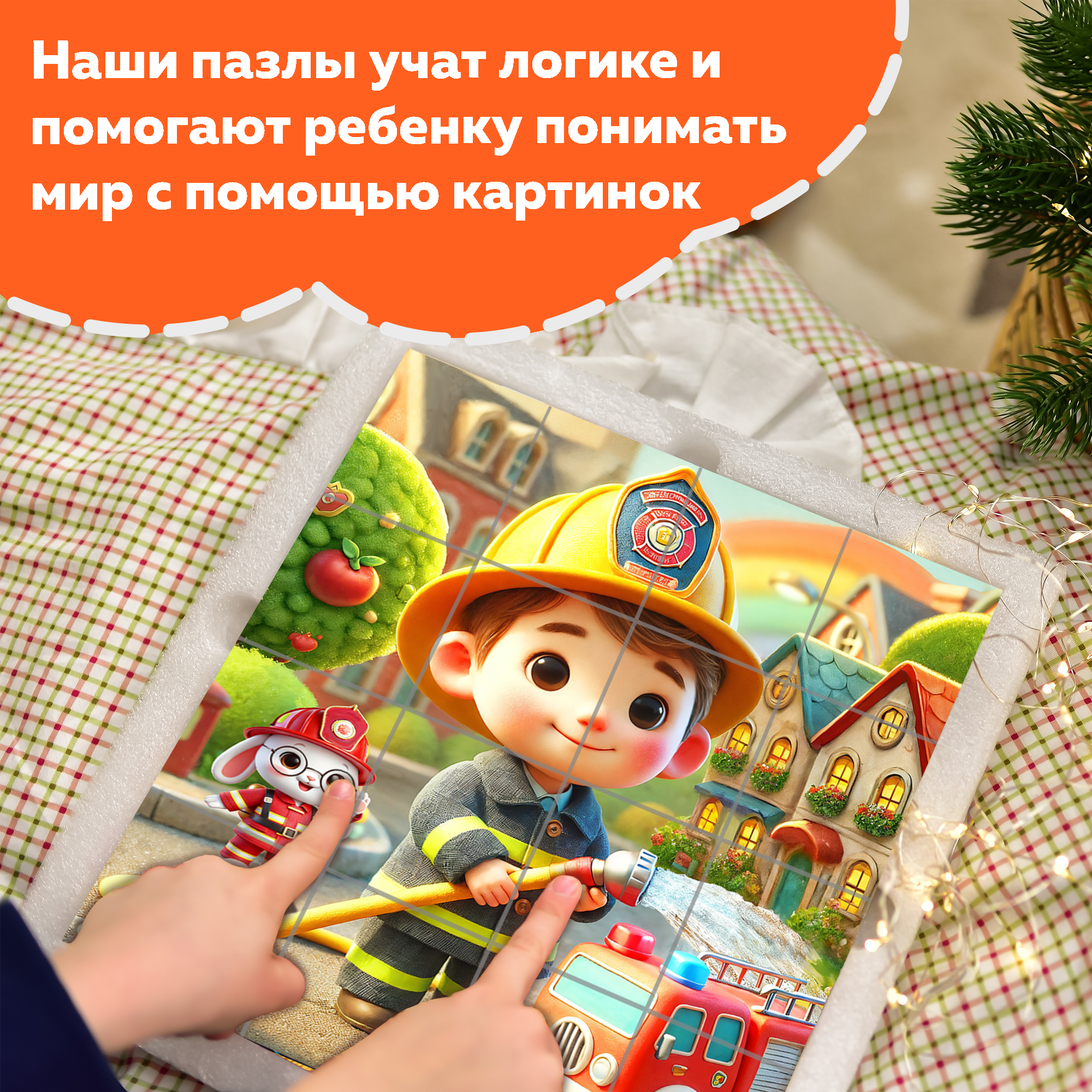 Пазл Picstick Пикстик Пожарный