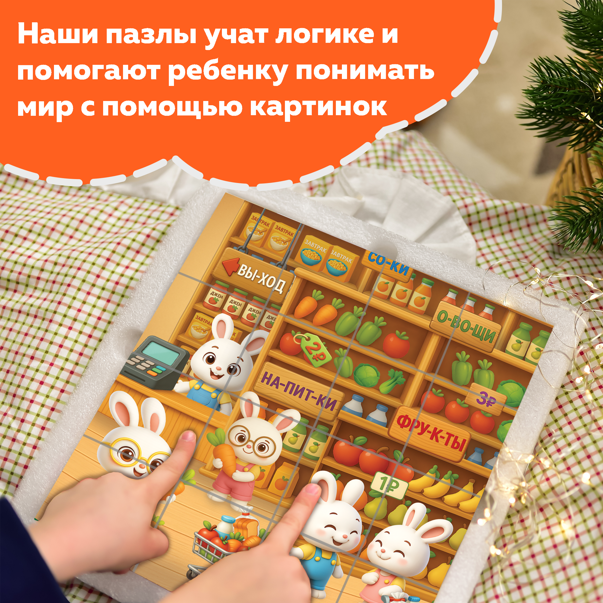 Пазл для детей Магазин