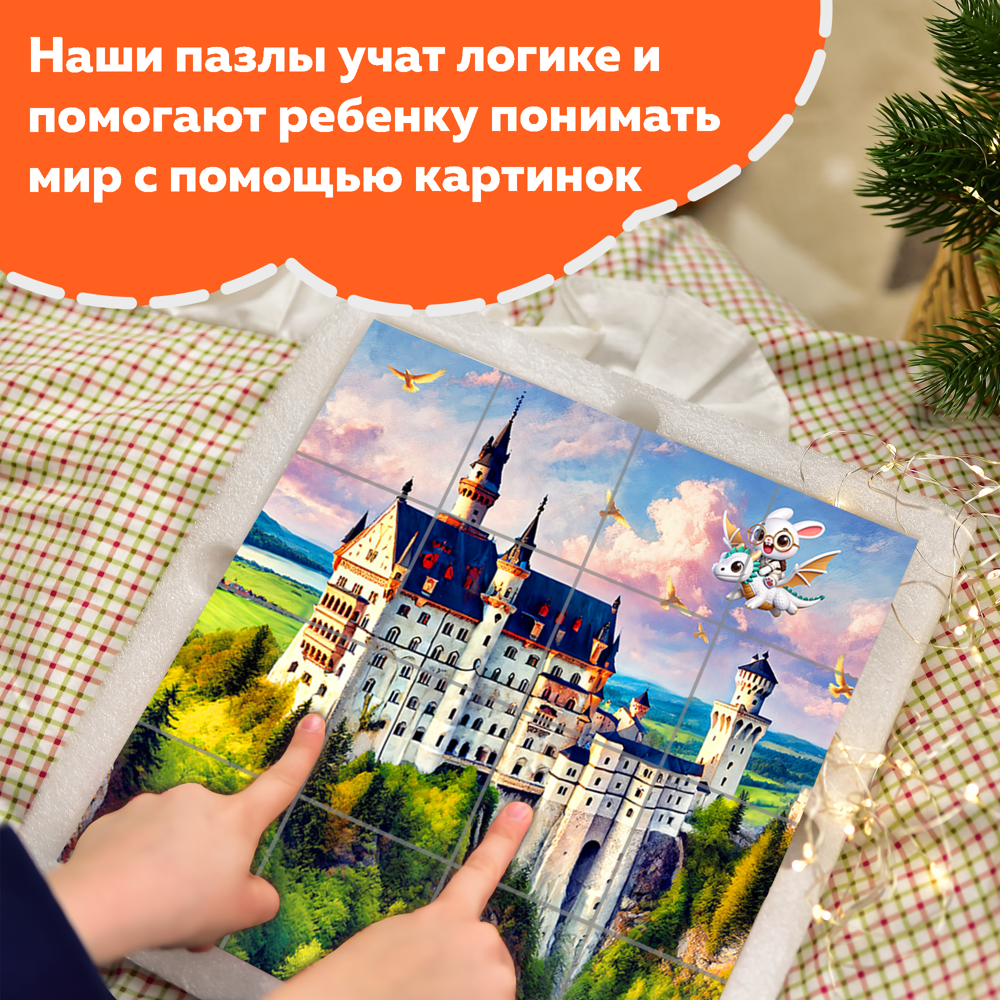Пазл Picstick Пикстик Замок Нойшванштайн