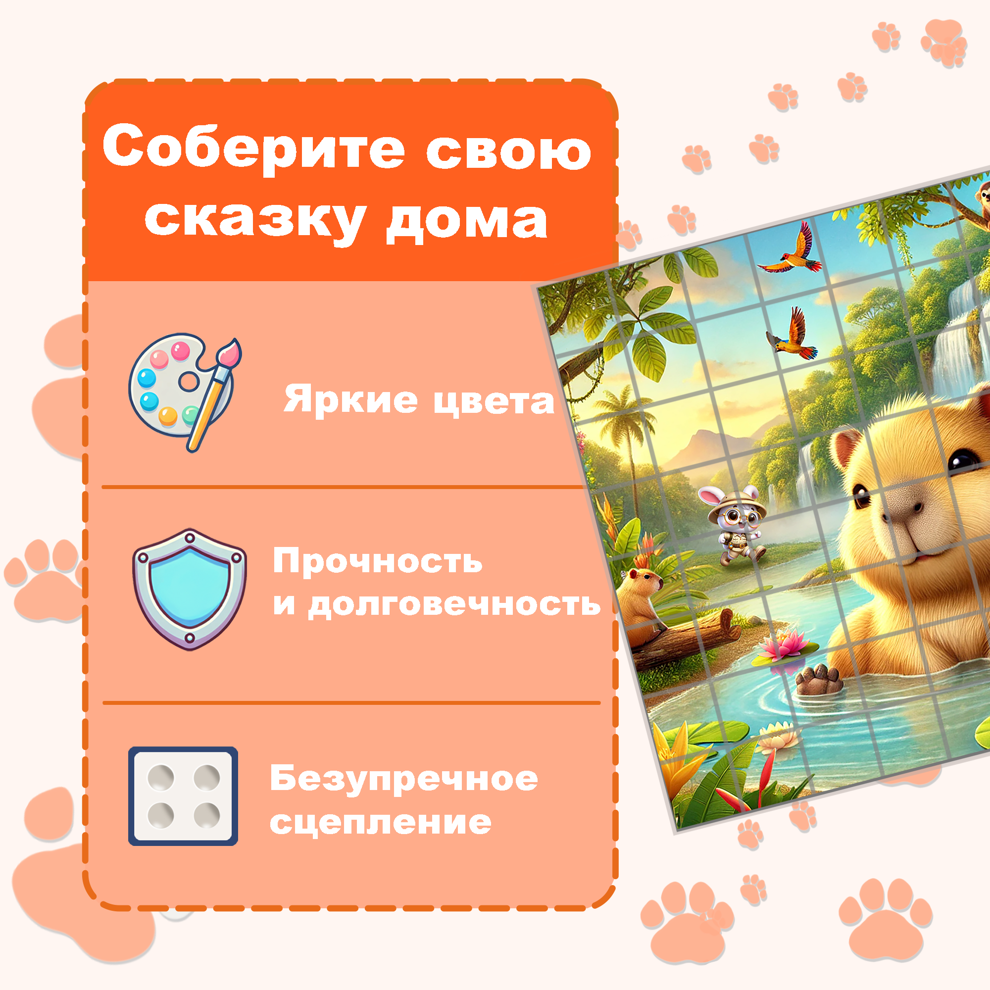 Пазл Picstick Пикстик Капибара