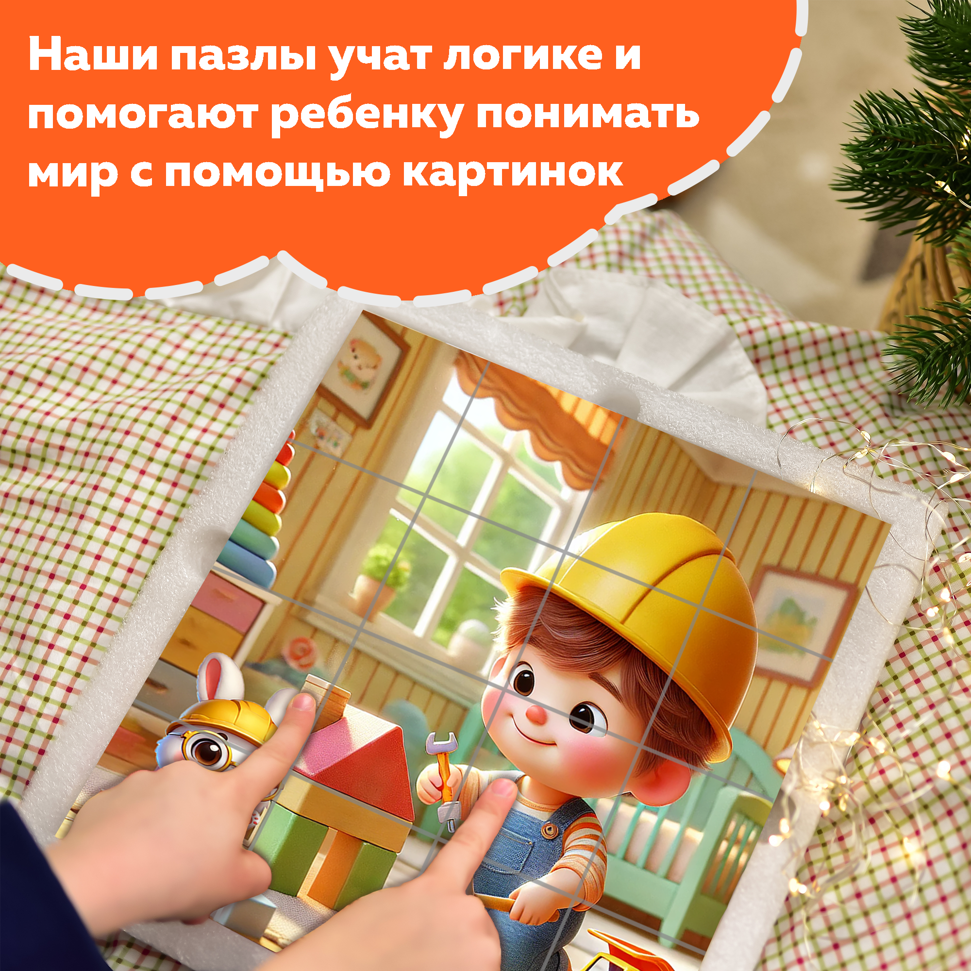 Пазл Picstick Пикстик Будущий строитель