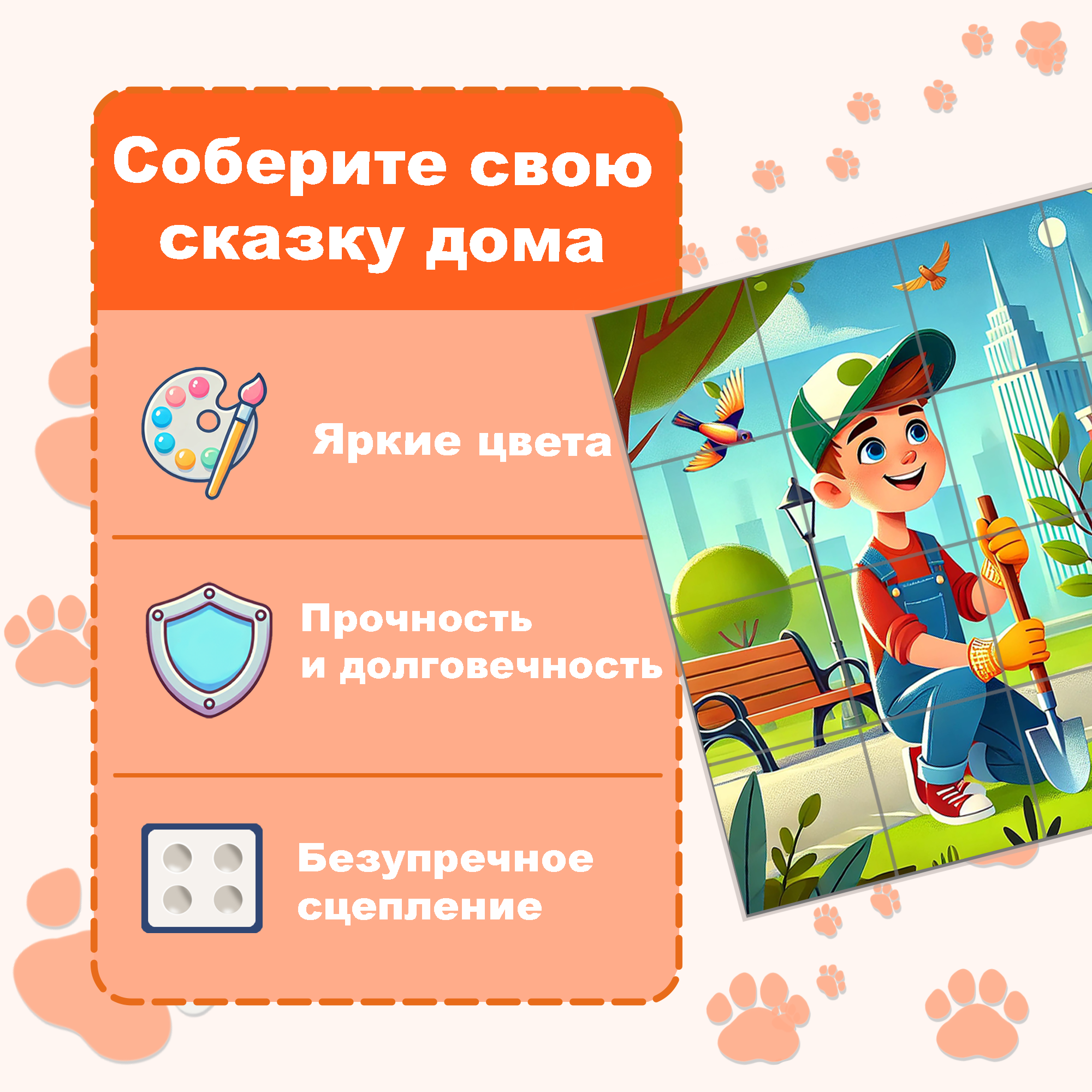 Пазл Picstick Пикстик Эколог