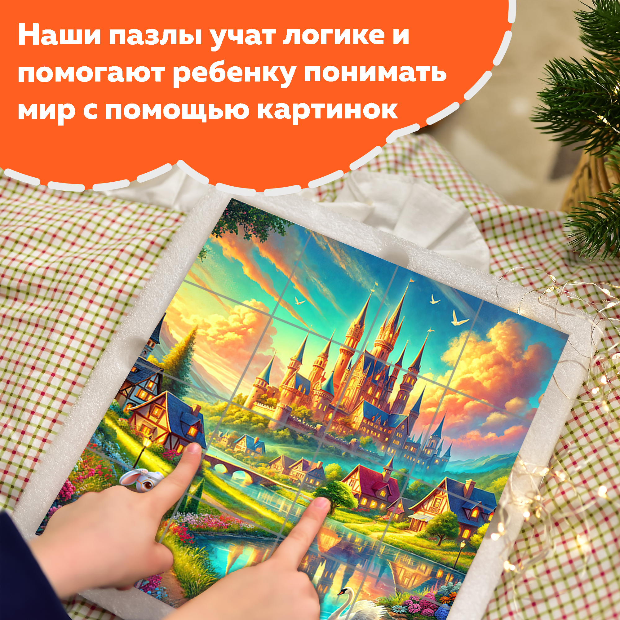 Пазл Picstick Пикстик Дорога к замку