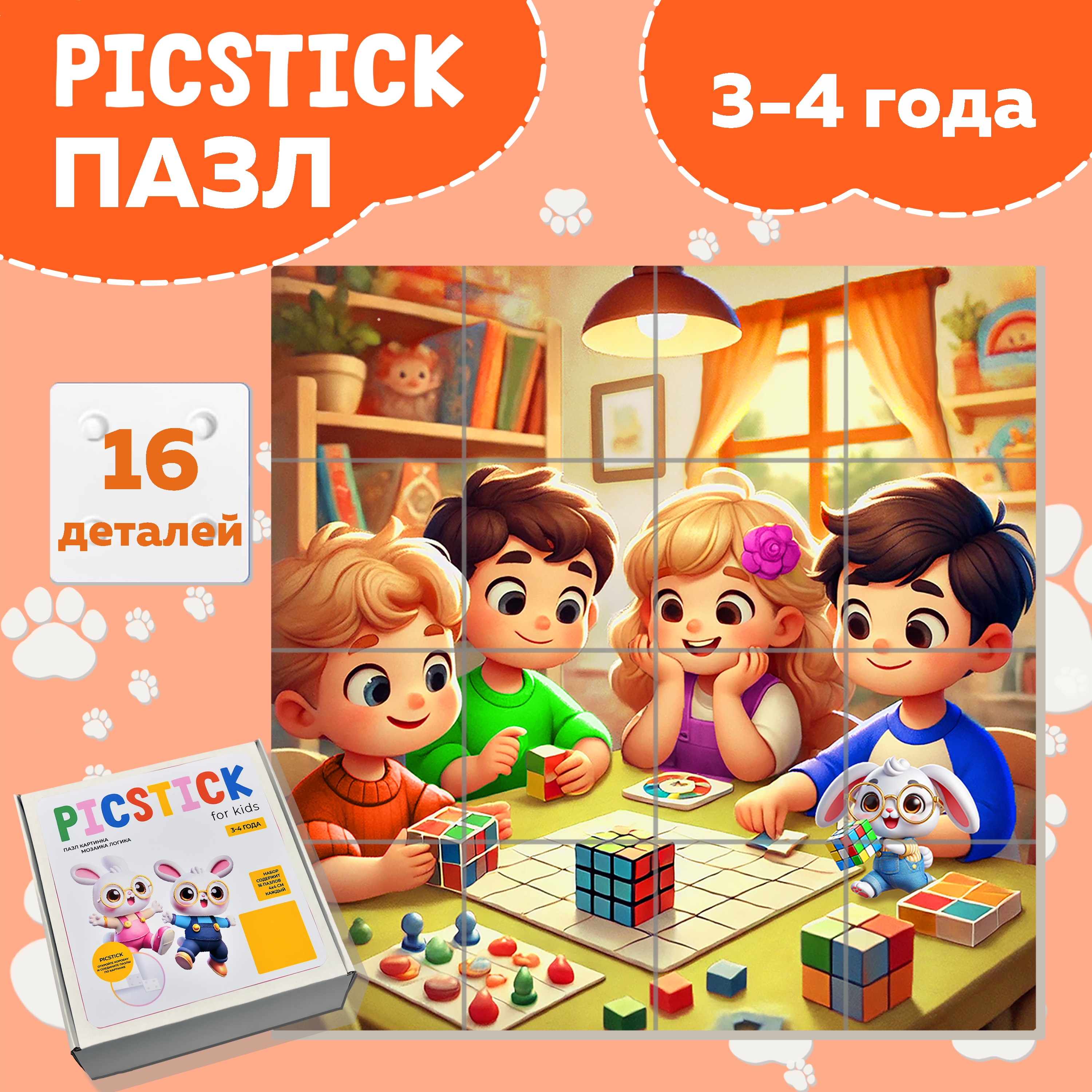 Пазл Picstick Пикстик Настольные игры