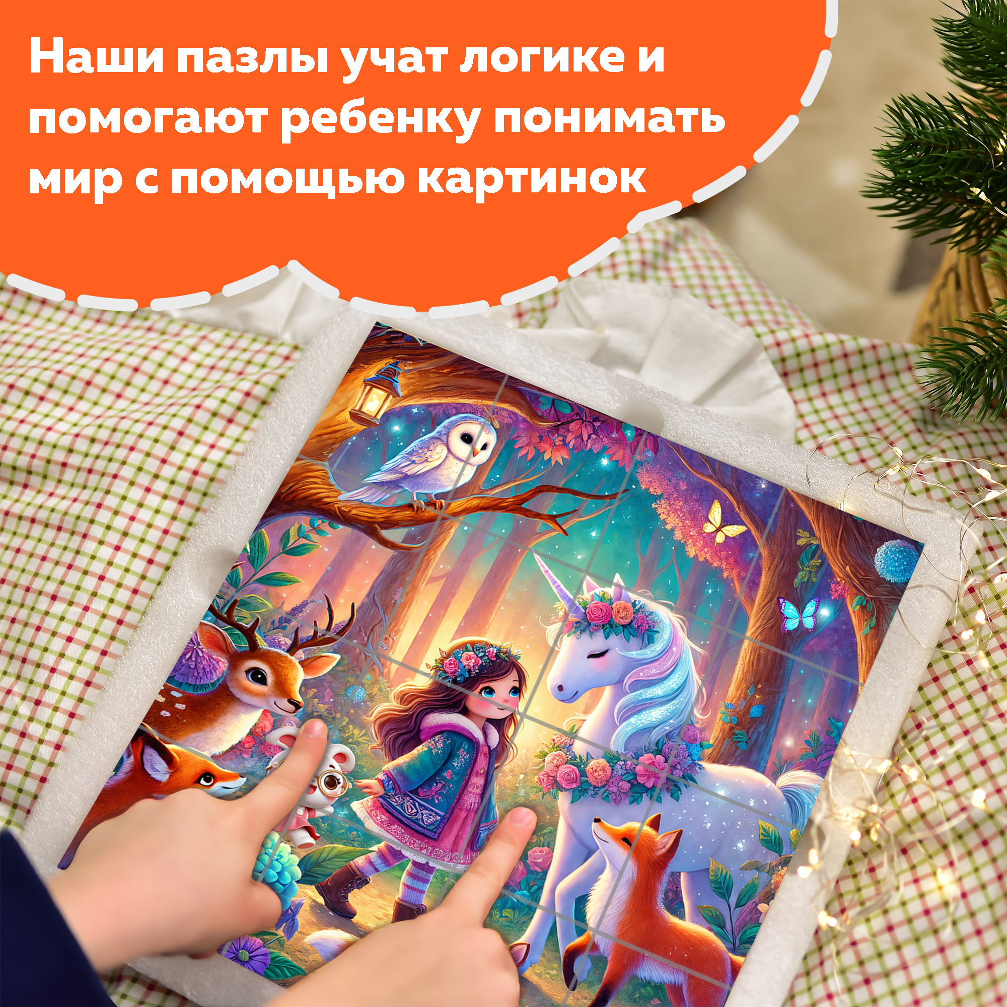 Пазл Picstick Пикстик Необычная встреча