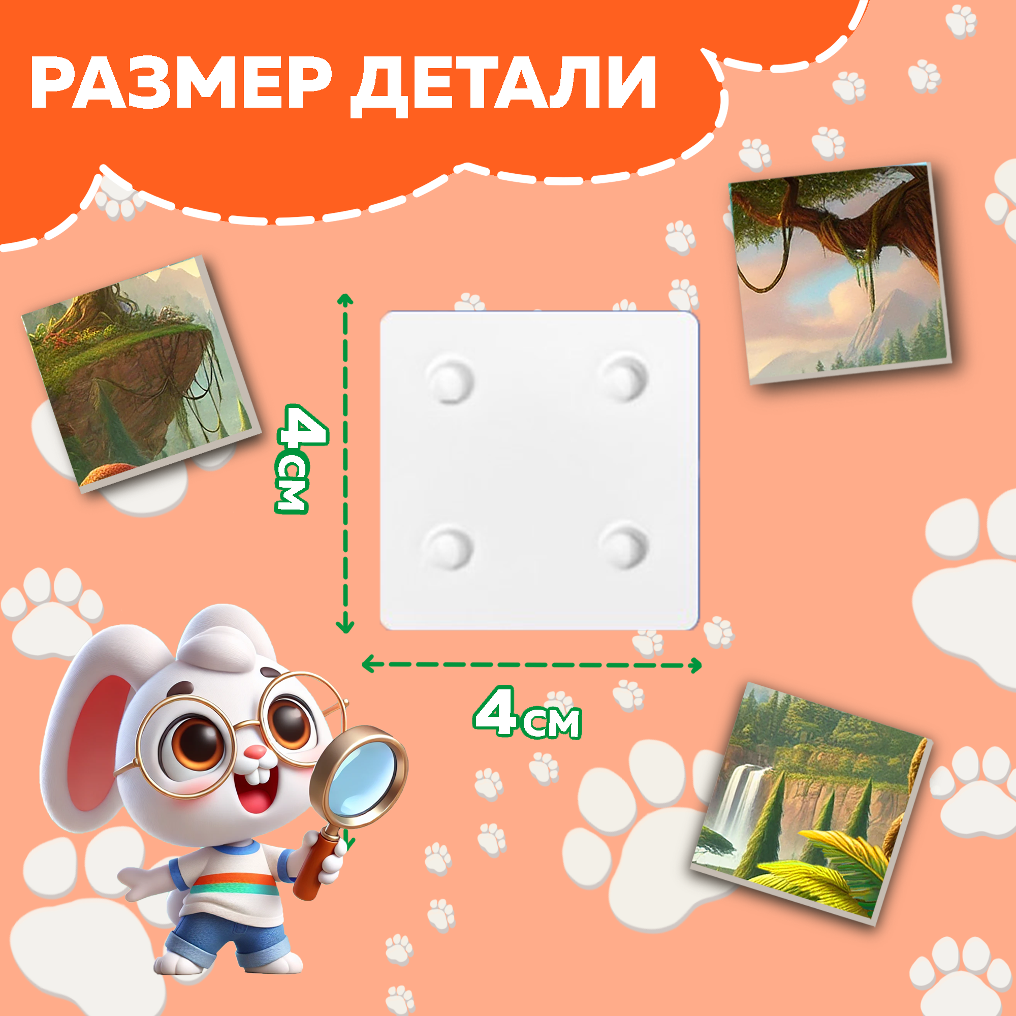 Пазл Picstick Пикстик Маленький трицератопс